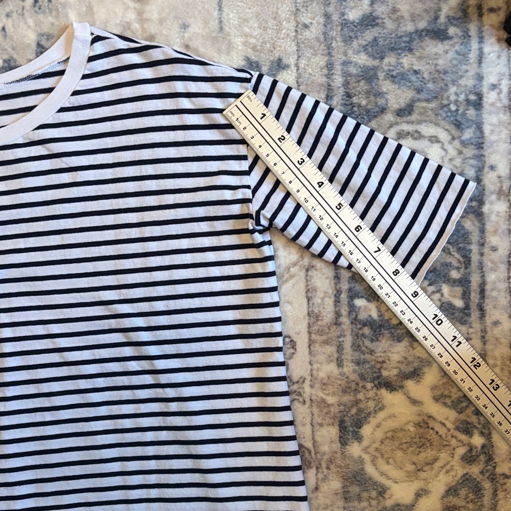 Frank & Eileen Josephine Navy French Stripe Heritage Jersey 100% Cotton - Picture 9 of 9